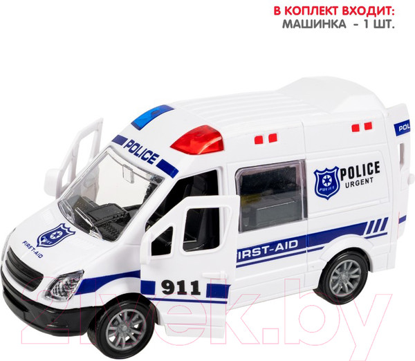 Изображение товара Автомобиль игрушечный Bondibon Микроавтобус полиции / ВВ6179