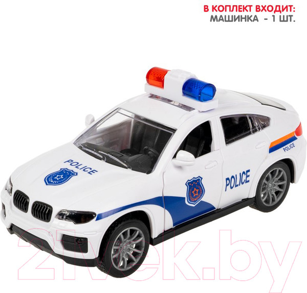 Изображение товара Автомобиль игрушечный Bondibon Седан с мигалкой / ВВ6173