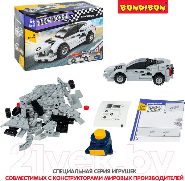 Изображение товара Конструктор Bondibon Спорт Гонки / ВВ6141