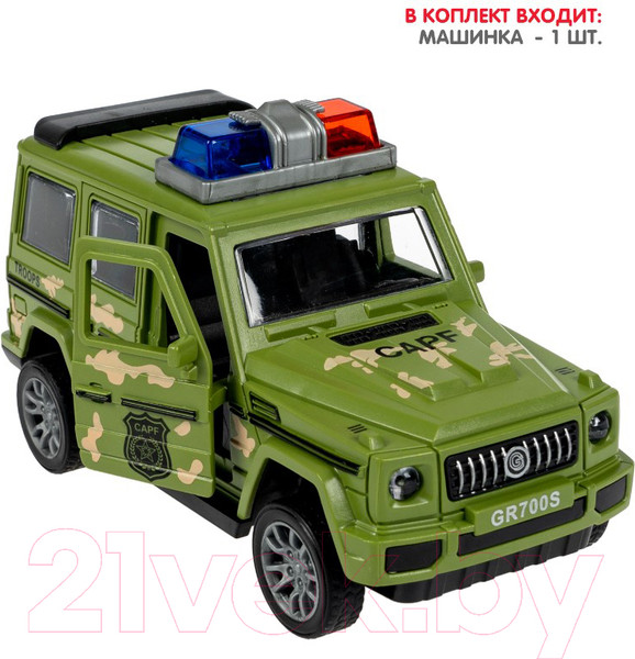 Изображение товара Автомобиль игрушечный Bondibon Джип с мигалкой / ВВ6174