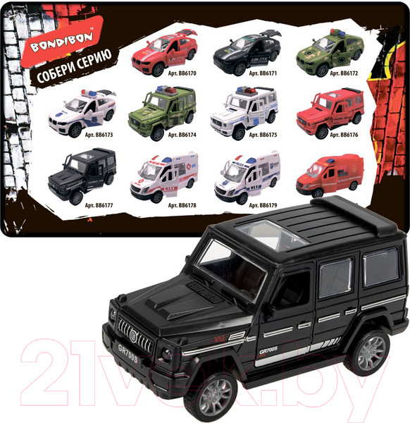 Изображение товара Автомобиль игрушечный Bondibon Джип / ВВ6177