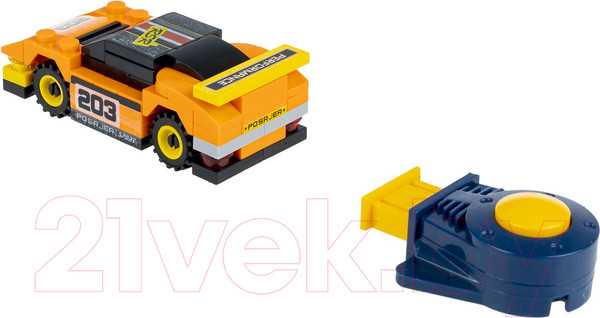 Изображение товара Конструктор Bondibon Спорт Гонки / ВВ6143 (желтый/черный)