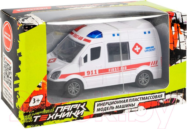 Изображение товара Автомобиль игрушечный Bondibon Микроавтобус скорой помощи / ВВ6178