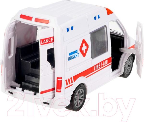 Изображение товара Автомобиль игрушечный Bondibon Микроавтобус скорой помощи / ВВ6178