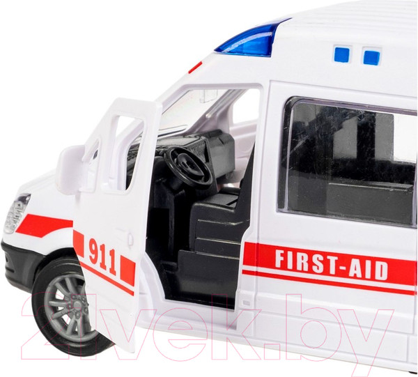 Изображение товара Автомобиль игрушечный Bondibon Микроавтобус скорой помощи / ВВ6178