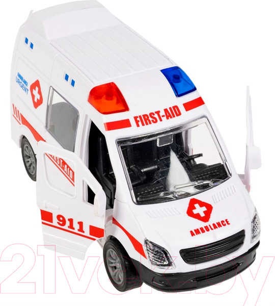 Изображение товара Автомобиль игрушечный Bondibon Микроавтобус скорой помощи / ВВ6178