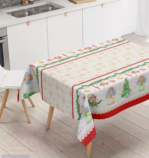 Изображение товара Скатерть Samsara Home Ангелы 180СК-2