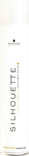 Изображение товара Лак для укладки волос Schwarzkopf Professional Silhouette Pure Hairspray Flexible Hoild (500мл)