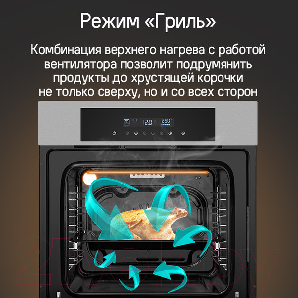 Изображение товара Электрический духовой шкаф Maunfeld AEOD6063W