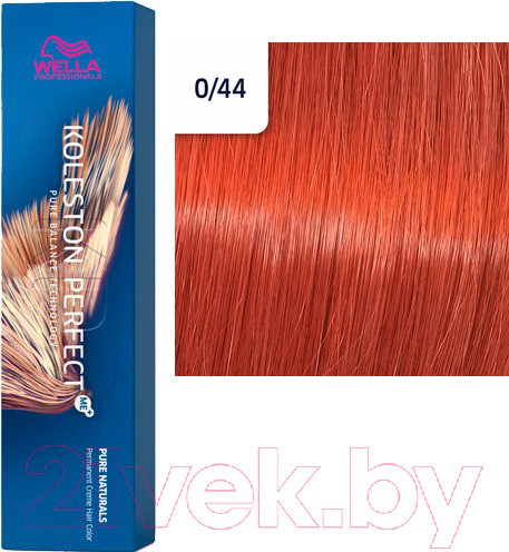 Изображение товара Крем-краска для волос Wella Professionals Koleston Perfect ME+ Special Mix 0/44 (60мл, красный интенсивный)