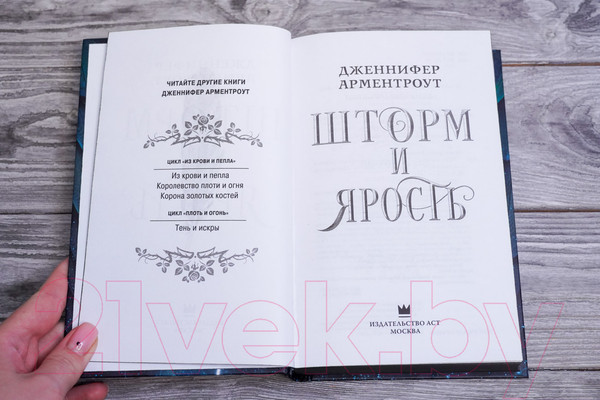 Изображение товара Книга АСТ Шторм и ярость / 9785171474409 (Арментроут Дж.)
