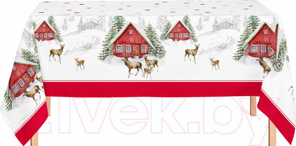 Изображение товара Скатерть Samsara Home Домик в лесу 180СК-5