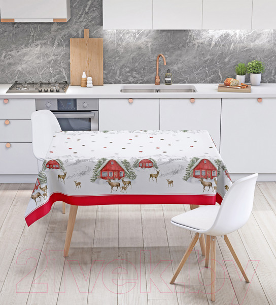 Изображение товара Скатерть Samsara Home Домик в лесу 180СК-5