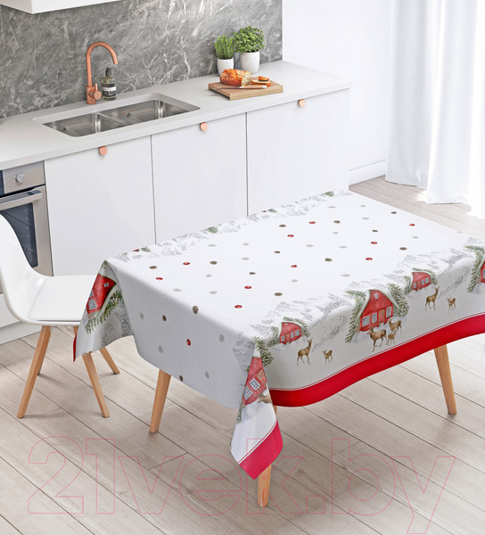 Изображение товара Скатерть Samsara Home Домик в лесу 180СК-5