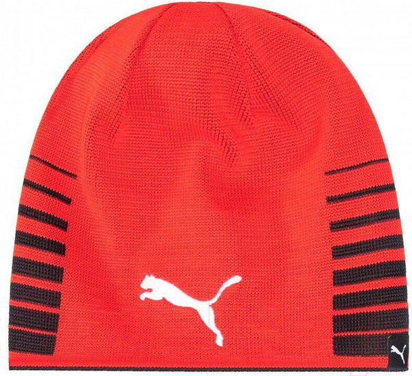 Изображение товара Шапка Puma Liga Reversible Beanie / 02235701 (черный/красный)