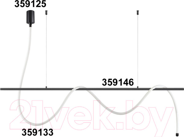 Изображение товара Потолочная база для светильника Novotech Ramo 359146