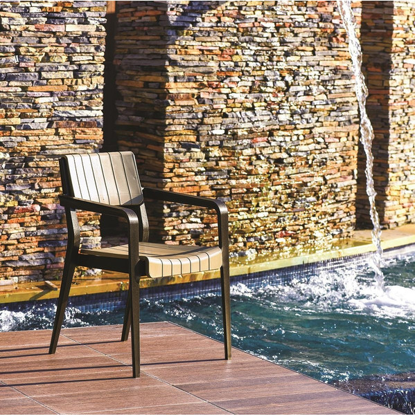 Изображение товара Стул пластиковый Holiday Infinity / HK-525-BR (коричневый)