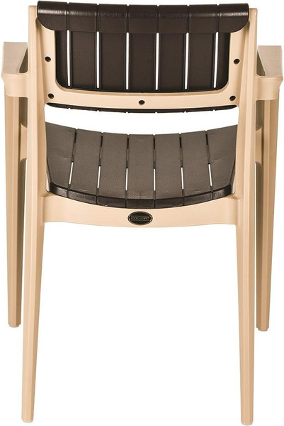 Изображение товара Стул пластиковый Holiday Infinity / HK-525-CAP (капучино)