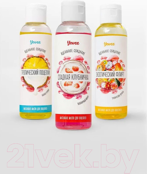 Изображение товара Масло для тела Yovee Экзотический флирт со вкусом тропических фруктов (125мл)