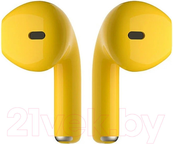Изображение товара Беспроводные наушники Qumo TWS Vibe Cat ВТ 0100 / Q42363 (желтый)