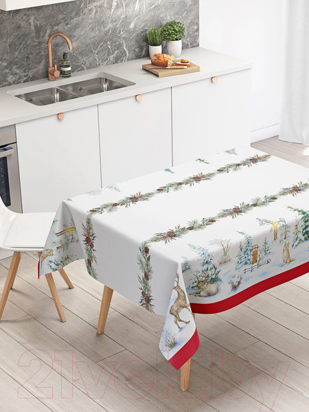 Изображение товара Скатерть Samsara Home Лесные друзья 145СК-3