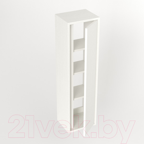 Изображение товара Шкаф-полупенал для ванной Дабер 014 / СТ14.0.0.5  (белый древесный)