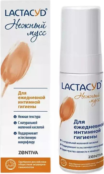 Изображение товара Пенка для интимной гигиены Lactacyd Мусс (125мл)