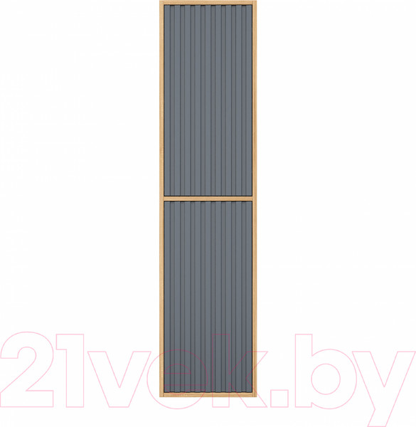 Изображение товара Шкаф-полупенал для ванной Onika Дайлер 35 / 403569 (графит/дуб сонома)