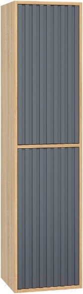 Изображение товара Шкаф-полупенал для ванной Onika Дайлер 35 / 403569 (графит/дуб сонома)