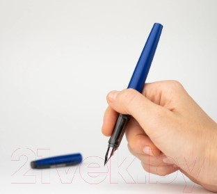 Изображение товара Ручка перьевая Малевичъ С черной тушью и значком / 196429 (ультрамарин)