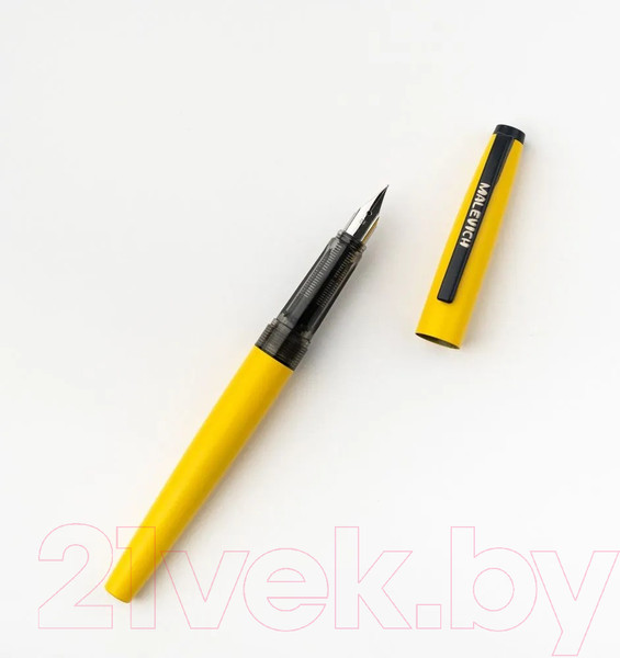 Изображение товара Ручка перьевая Малевичъ С черной тушью и значком / 196431 (цедра лимона)