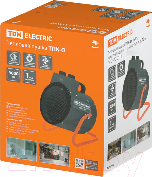 Изображение товара Тепловая пушка электрическая TDM SQ2520-0110
