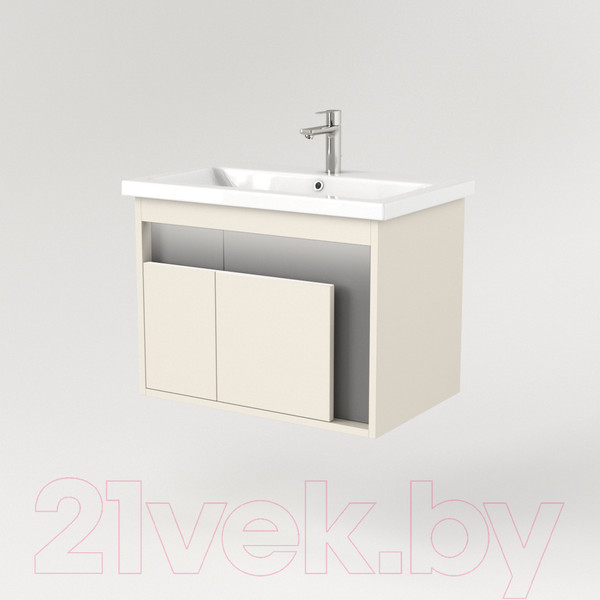 Изображение товара Тумба под умывальник Дабер 016 WeltWasser Deilbach 7517-70 / Т16.7W.0.19_light (с подсветкой, бежевый/серый)