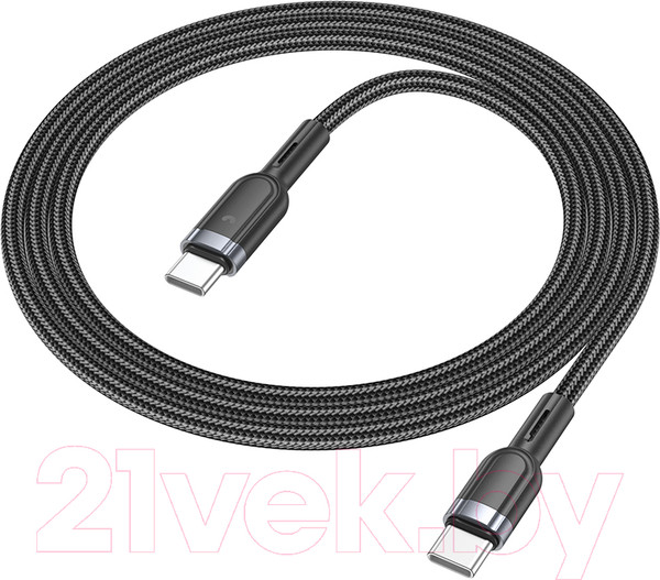Изображение товара Кабель Hoco U117 Type-C to Type-C (черный)