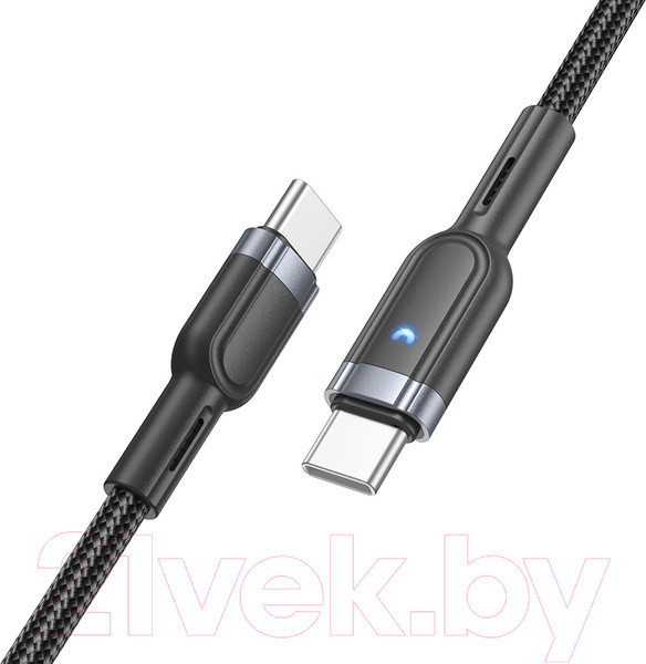 Изображение товара Кабель Hoco U117 Type-C to Type-C (черный)