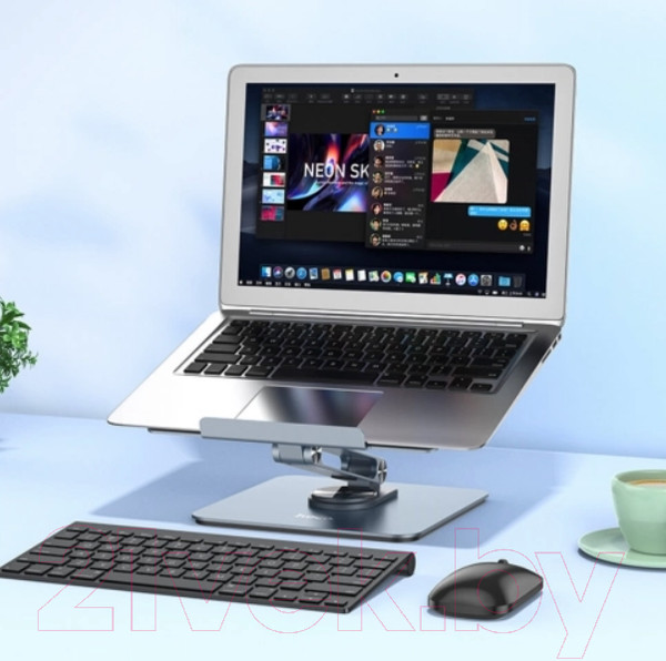 Изображение товара Подставка для ноутбука Hoco PH52 Plus (металлик)