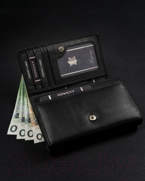 Изображение товара Портмоне Cedar 4U Cavaldi / 57006-SPN-8294 (черный)