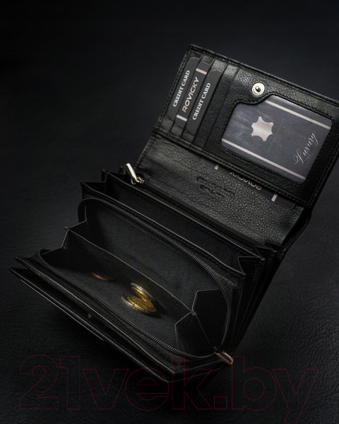 Изображение товара Портмоне Cedar 4U Cavaldi / 57006-SPN-8294 (черный)