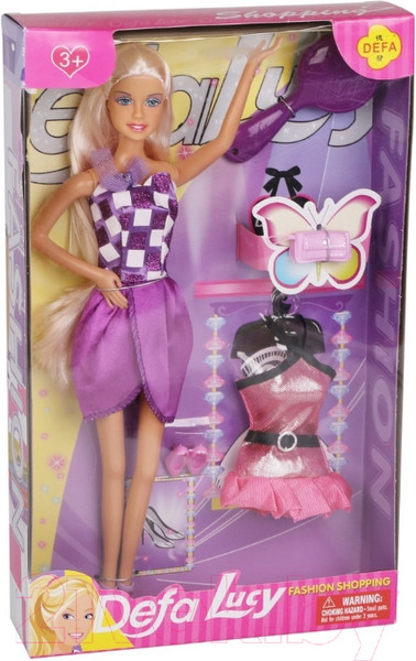 Изображение товара Кукла с аксессуарами Defa Lucy Модница / 8212b