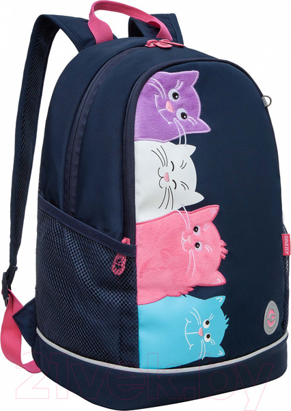 Изображение товара Школьный рюкзак Grizzly RG-463-6 (синий)