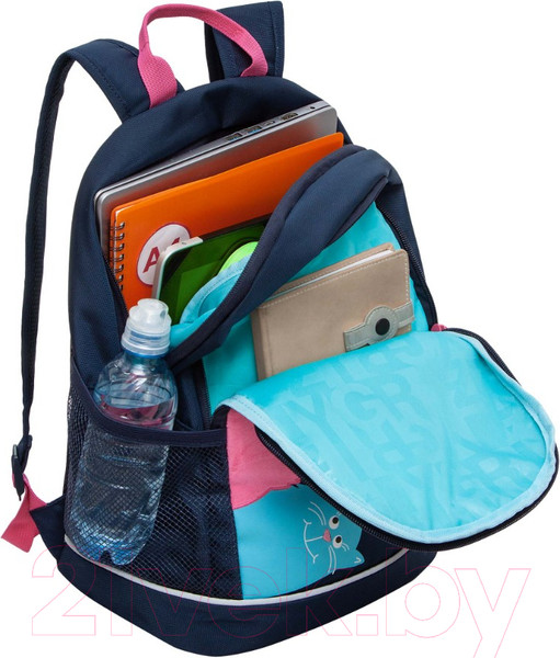 Изображение товара Школьный рюкзак Grizzly RG-463-6 (синий)
