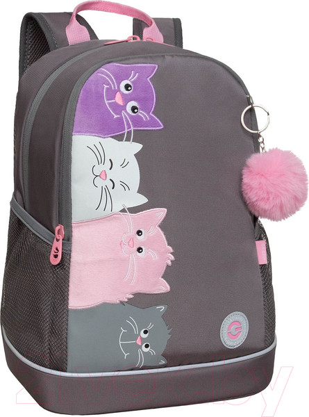 Изображение товара Школьный рюкзак Grizzly RG-463-6 (серый)