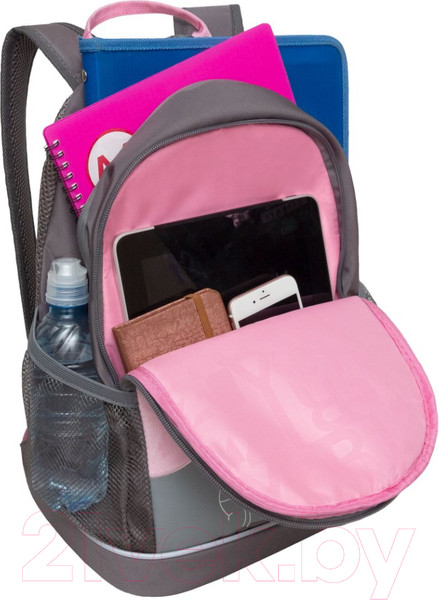 Изображение товара Школьный рюкзак Grizzly RG-463-6 (серый)