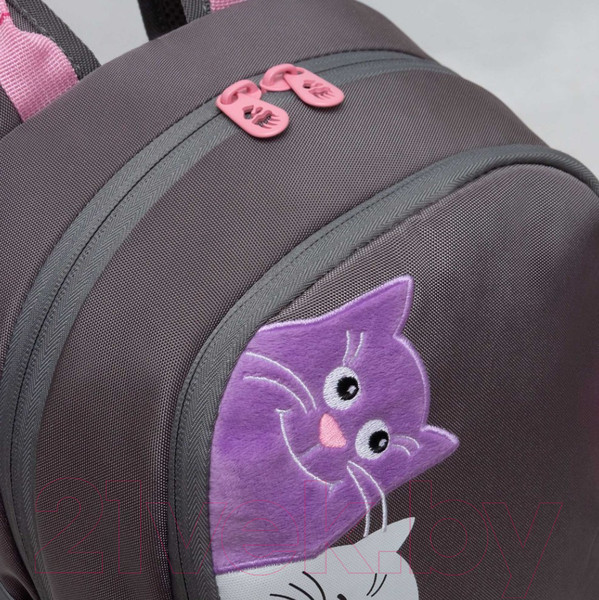 Изображение товара Школьный рюкзак Grizzly RG-463-6 (серый)