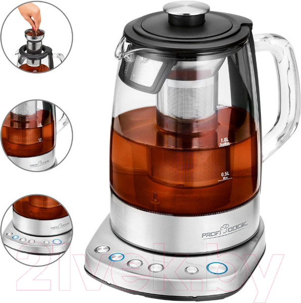 Изображение товара Электрочайник Profi Cook PC-WKS 1167 G