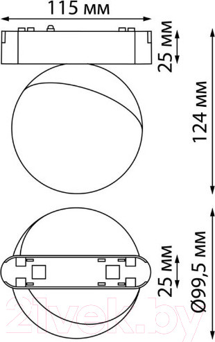 Изображение товара Трековый светильник Novotech Smal 359097
