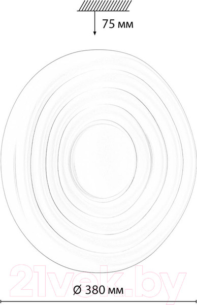 Изображение товара Потолочный светильник Sonex Pale 7679/DL