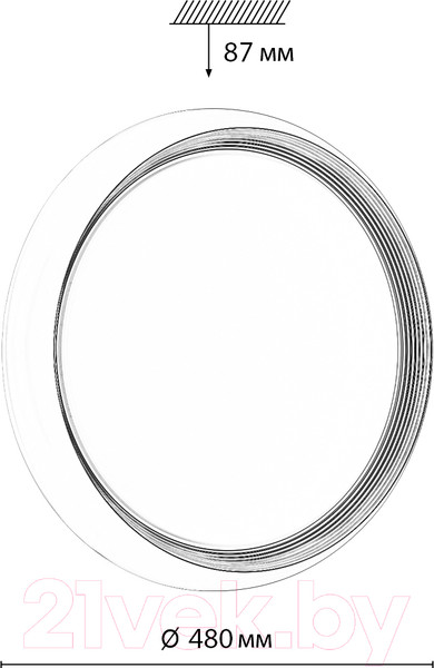 Изображение товара Потолочный светильник Sonex Pale 7650/EL