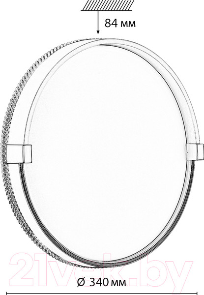 Изображение товара Потолочный светильник Sonex Pale 7646/CL