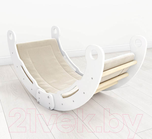 Изображение товара Качалка детская Romana 03.20.05 (дерево/белый)